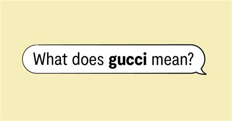 gucci broek slang|gucci girl meaning.